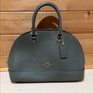 Coach Olive Green Dome Satchel